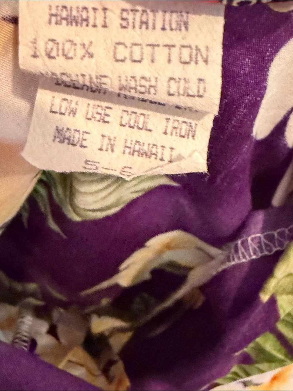 Hawaii Station Purple Plumeria Hawaiian Shirt Shorts Set 5-6